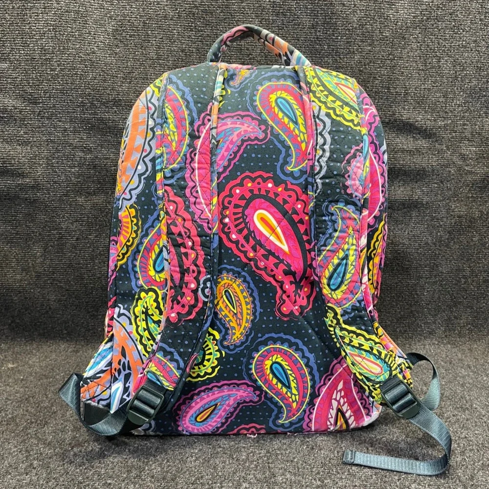 Vera Bradley Twilight Paisley Pattern Travel Bag Lighten Up‎ Essential Backpack